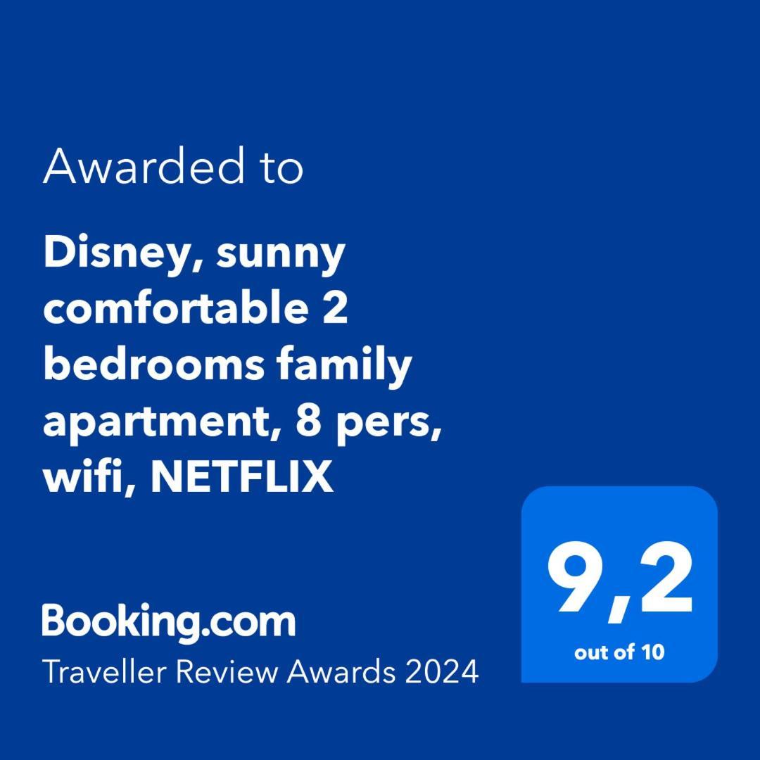 Disney, Sunny Comfortable 2 Bedrooms Family Apartment, 8 Pers, Wifi, Netflix Chessy  Eksteriør billede