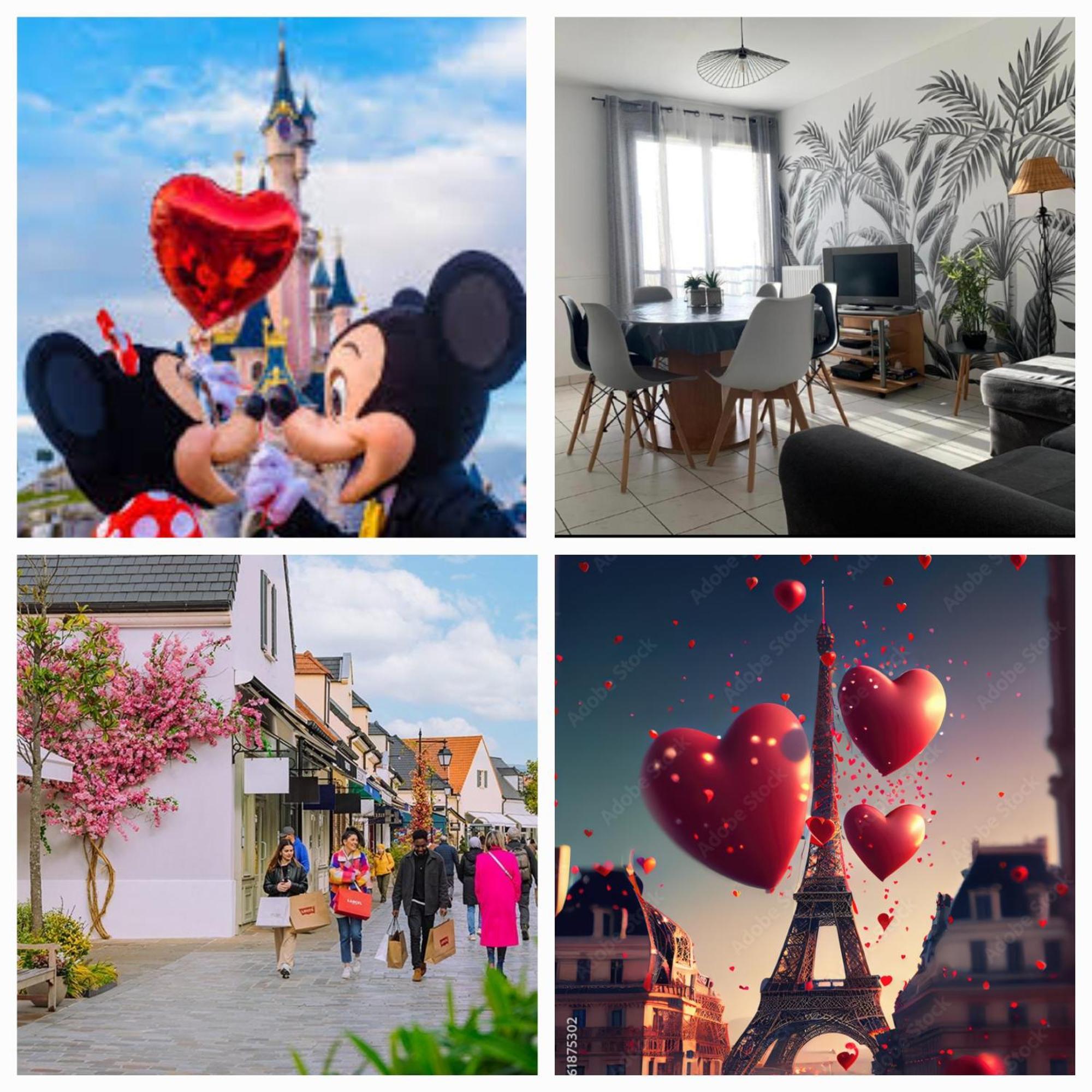 Disney, Sunny Comfortable 2 Bedrooms Family Apartment, 8 Pers, Wifi, Netflix Chessy  Eksteriør billede